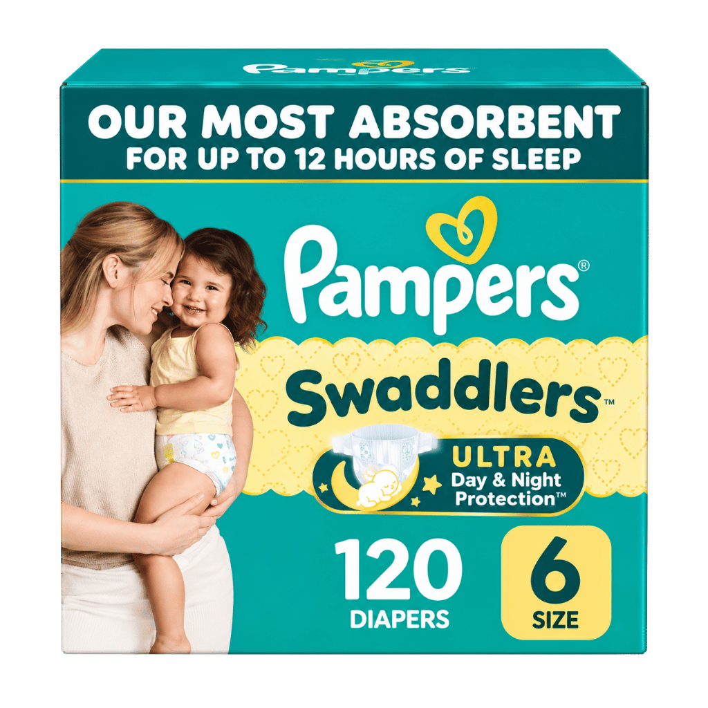 Pampers Swaddlers Ultra Diapers Size 6 120 ct buy online USA - 1